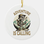 Abenteuer ruft keramik ornament (Vorne)