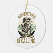 Abenteuer ruft keramik ornament (Links)