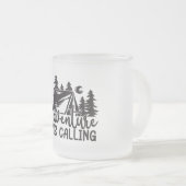 Abenteuer ruft mattglastasse (VorderseiteRechts)