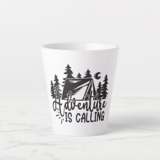 Abenteuer ruft milchtasse