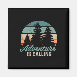 Abenteuer ruft Reise Berg Wandern Wanderer Magnet