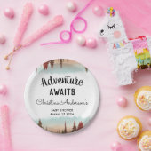 Abenteuer Rustic Forest Baby Dusche Pappteller (Party)