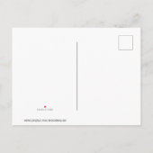 Abenteuer Rustikale Aquarellbären Schwangerschaft Ankündigungspostkarte (Rückseite)