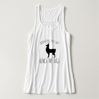 Abenteuer, sagen Sie? Alpaka meine Taschen Tank Top