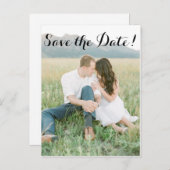 Abenteuer Save the Date Ankündigungspostkarte (Vorne/Hinten)