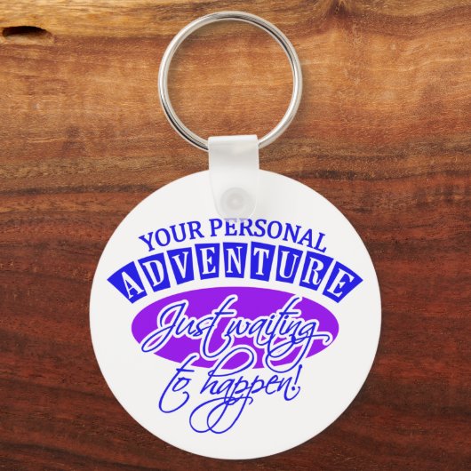 ABENTEUER-Schlüsselkette Schlüsselanhänger (Vorderseite)