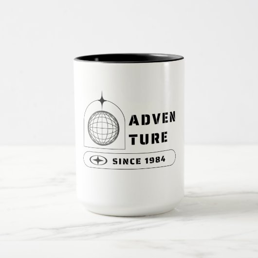 Abenteuer seit 1984 tasse (Zentrum)