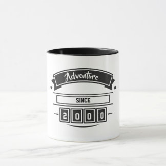 Abenteuer seit [Jahr] Individueller Kaffee Tasse