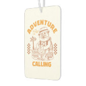 Abenteuer sind anrufen - Vintage Katze Autolufterfrischer (Links)