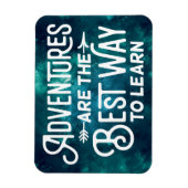 Abenteuer sind die beste Art zu lernen Magnet (Vertikal)