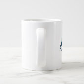 Abenteuer-Skibrille-Bergreflexion Jumbo-Tasse (Rückseite)