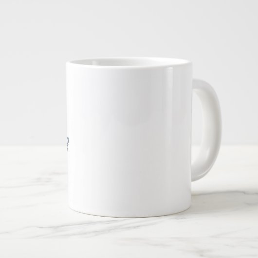 Abenteuer-Skibrille-Bergreflexion Jumbo-Tasse (Vorderseite Rechts)