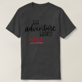 Abenteuer Slogan Reisen Camper Funny Bachelor T-Shirt (Design vorne)