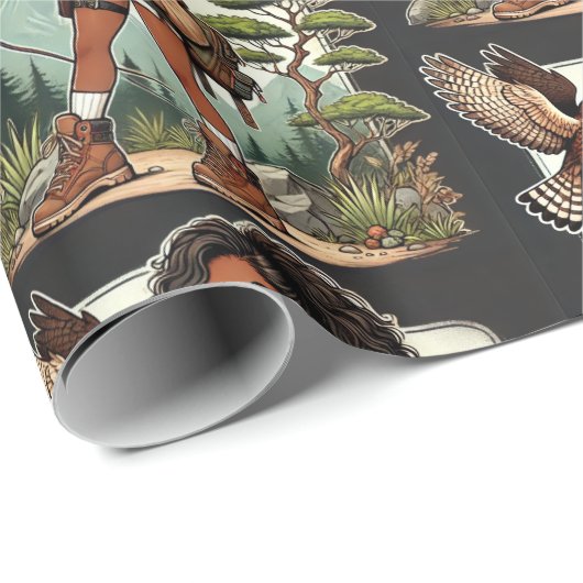 Abenteuer & Style Fal Geschenkpapier (Rolleneckpunkt)