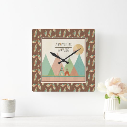 Abenteuer SüdwestGeos III | erwartet Quadratische Wanduhr (Zuhause)