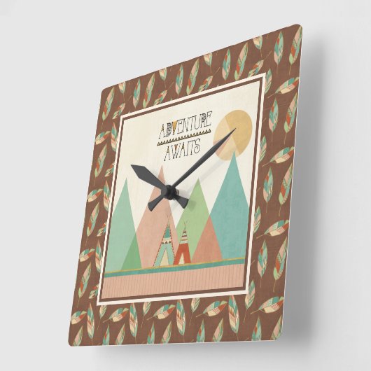 Abenteuer SüdwestGeos III | erwartet Quadratische Wanduhr (Winkel)