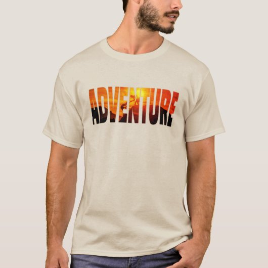 Abenteuer Sunset T - Shirt (Vorderseite)