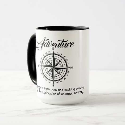 Abenteuer Tasse (Vorderseite Links)