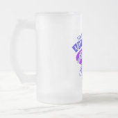 ABENTEUER-Tasse - wählen Sie Stil & Farbe Mattglas Bierglas (Links)