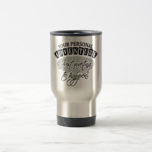 ABENTEUER-Tasse - wählen Sie Stil & Farbe Reisebecher