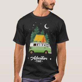 Abenteuer Time Camping in Forest T-Shirt