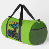 Abenteuer-Traumfahrt – Vintage-Chopper-Motorrad Duffle Bag (Rechte Ecke)