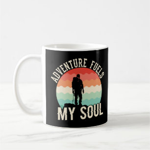 Abenteuer treibt mein Soul - wandern, erkunden, wi Kaffeetasse