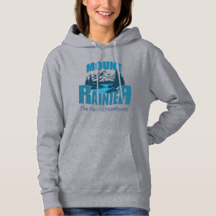Abenteuer-Typografie Mount Rainier Wortkunst-Des Hoodie
