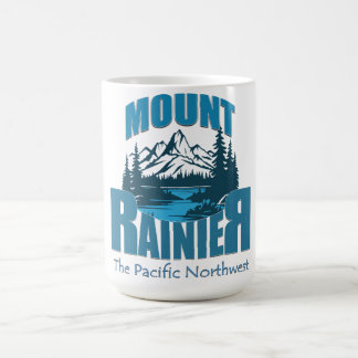 Abenteuer-Typografie Mount Rainier | Wortkunst-Des Kaffeetasse