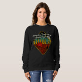 Abenteuer über Geschichten über Camping Sweatshirt (Vorne ganz)