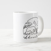Abenteuer und Safari in Afrika Jumbo-Tasse (Vorderseite Rechts)