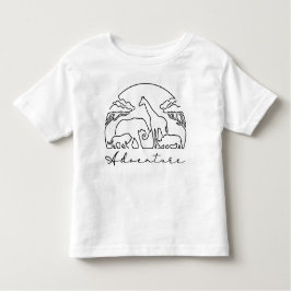 Abenteuer und Safari in Afrika Kleinkind T-shirt