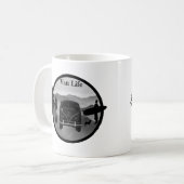Abenteuer Van Life Kaffeetasse (Vorderseite Links)