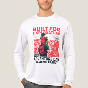 Abenteuer-Vater – FÜR ERKUNDUNGEN GESCHAFFEN Tri-Blend Shirt