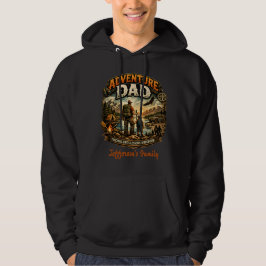 Abenteuer-Vater-Shirt – Vintage Outdoor-Camping  Hoodie