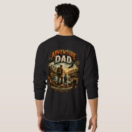 Abenteuer-Vater-Shirt – Vintage Outdoor-Camping  Sweatshirt