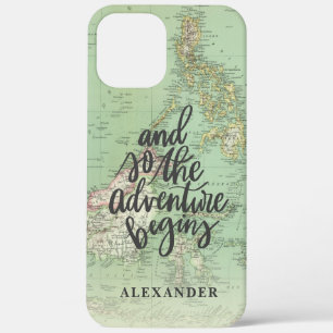 Abenteuer Vintage-Karte stilvolle Retro-Foto Case- Case-Mate iPhone Hülle