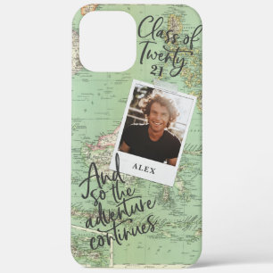 Abenteuer Vintage-Karte stilvolles Foto-Abschluss Case-Mate iPhone Hülle