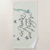 Abenteuer vor Dementia Strandtuch (Vorderseite)