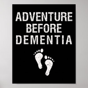 Abenteuer vor Demenz Wanderlust Rück Poster