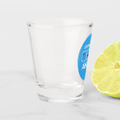 Abenteuer vor - Shot Glass Schnapsglas (Links)