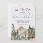 Abenteuer Wald Save the Date Einladung (Vorderseite)