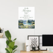 Abenteuer Wald See Ruhestandsfeier Willkommen Poster (Heimbüro)
