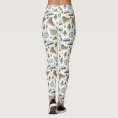 Abenteuer-Wander-Nahtlosmuster Leggings (Rückseite)