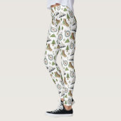 Abenteuer-Wander-Nahtlosmuster Leggings (Links)