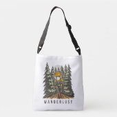 Abenteuer Wandern Bossica Crossbody Tote Beag Tragetaschen Mit Langen Trägern (Rückseite)