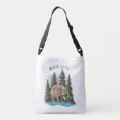 Abenteuer Wandern Bossica Crossbody Tote Beag Tragetaschen Mit Langen Trägern (Rückseite)