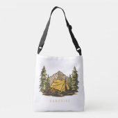 Abenteuer Wandern Bossica Crossbody Tote Beag Tragetaschen Mit Langen Trägern (Rückseite)