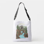 Abenteuer Wandern Bossica Crossbody Tote Beag Tragetaschen Mit Langen Trägern (Rückseite)