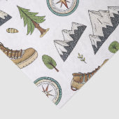 Abenteuer-Wandernahtloses Muster Seidenpapier (Detail)